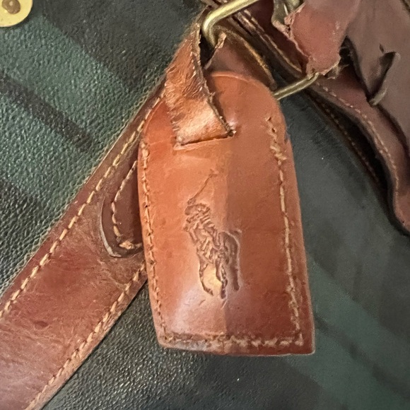 Ralph Lauren Blackwatch Plaid 1990’s extra large duffle - Picture 8 of 8